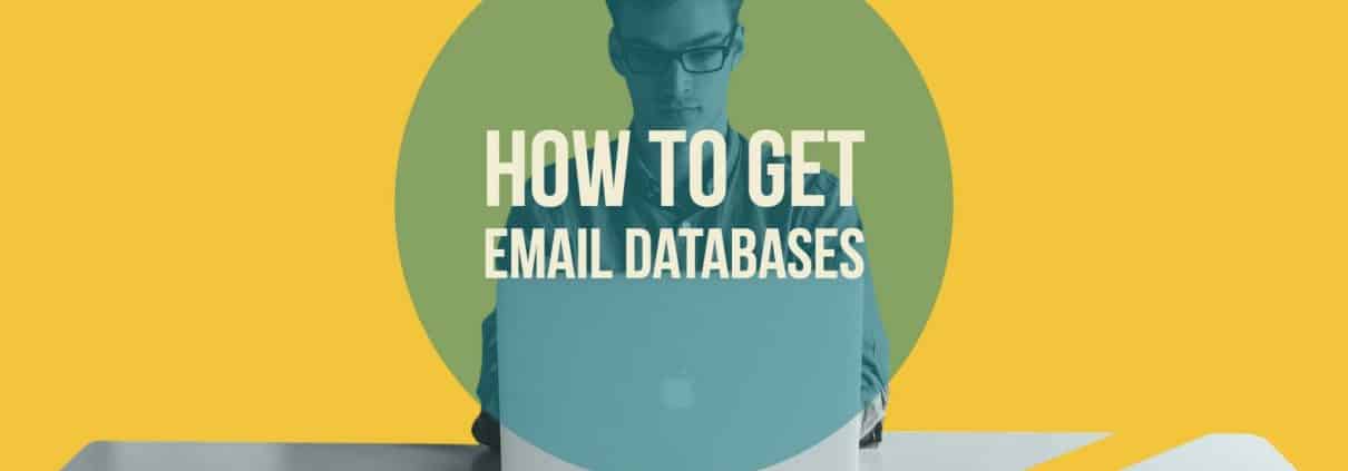 How to get email databases