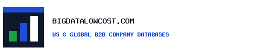 BigDataLowCost — US & Global B2B Email & Companies Databases